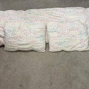Pottery Barn Kids Molly Duvet Cover and Shams